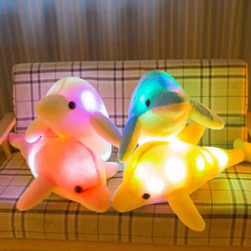 peluche dauphin lumineux
