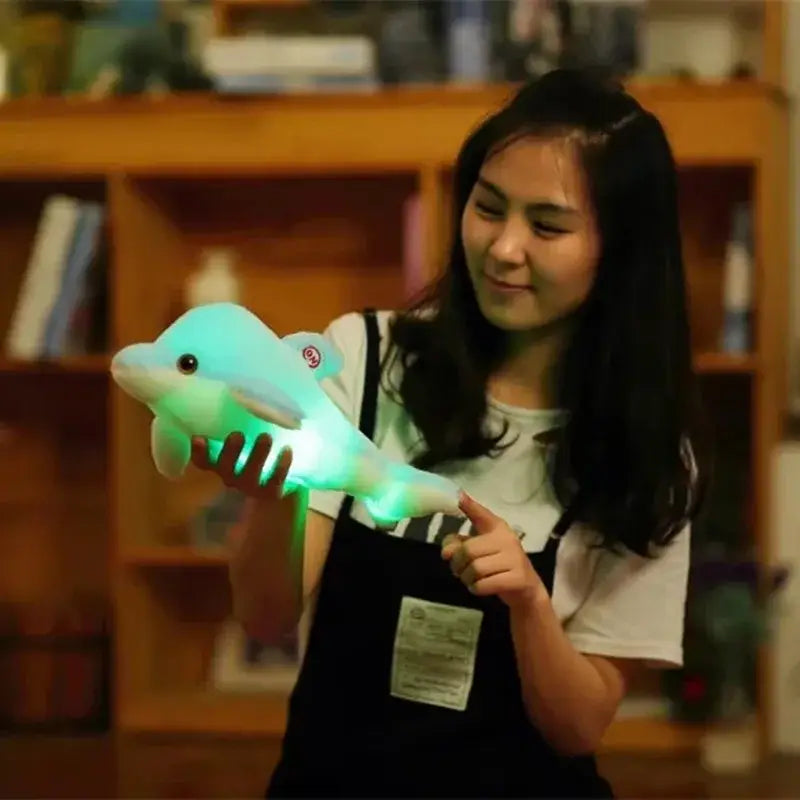 peluche dauphin lumineux