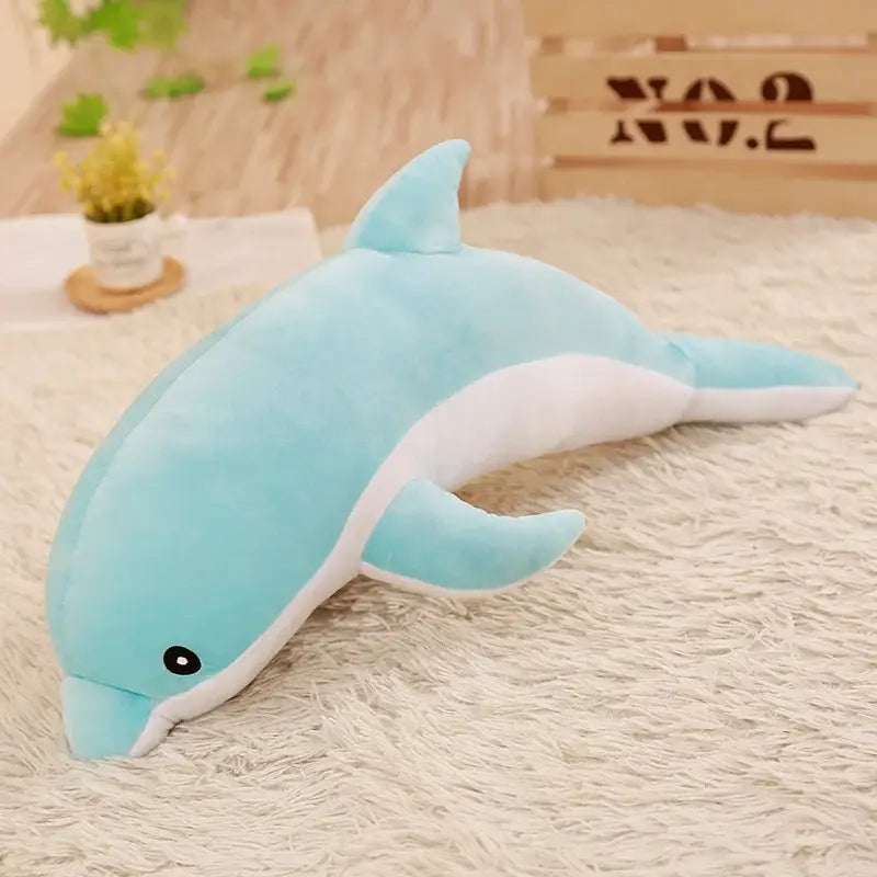 peluche dauphin pas cher - Bleu