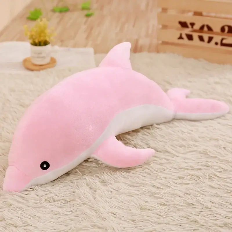 peluche dauphin pas cher - Rose