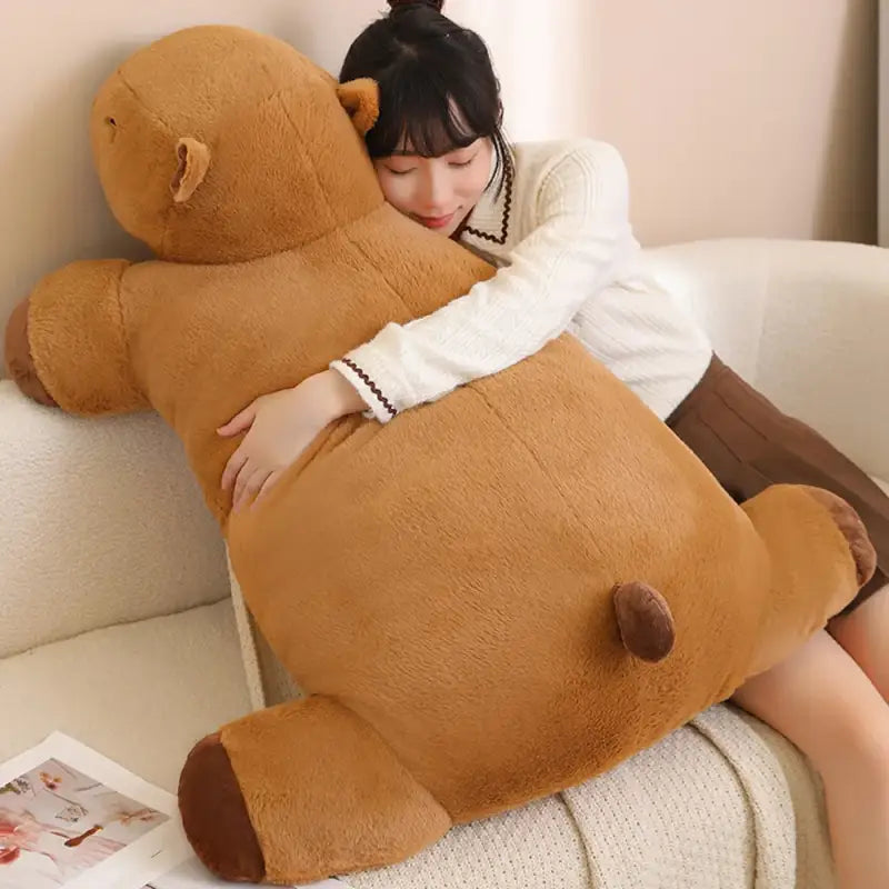peluche de capybara xxl