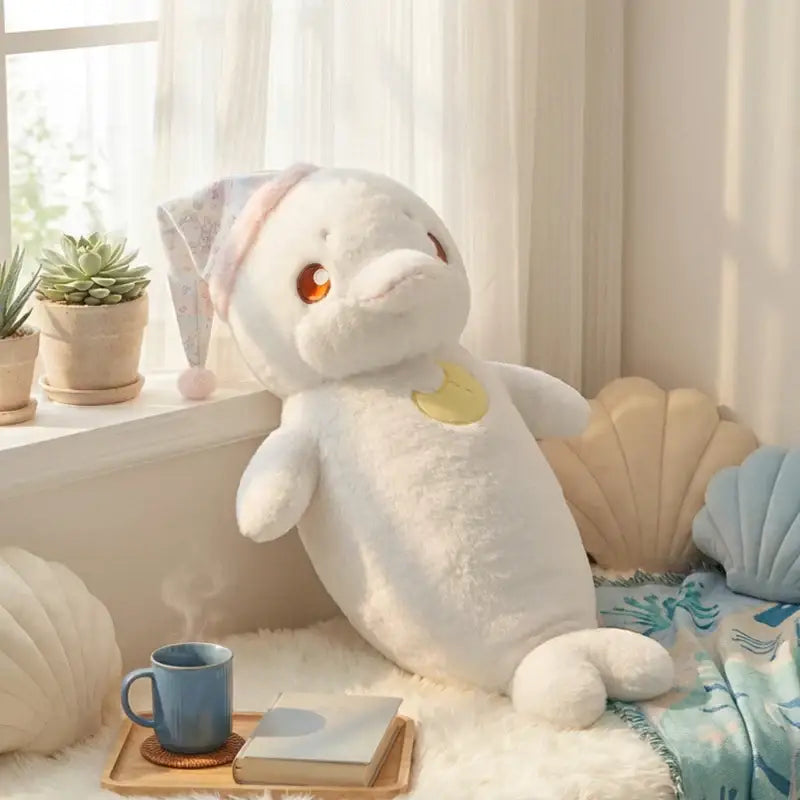 peluche de dauphin - Blanc