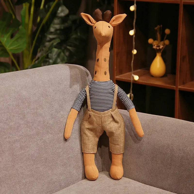 peluche de girafe - Brun