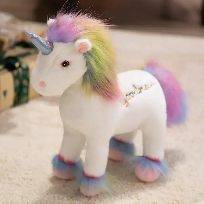peluche de licorne - Blanc