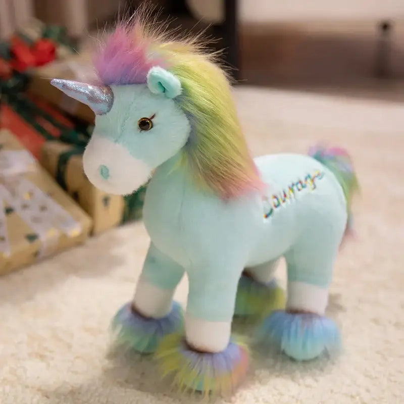 peluche de licorne - Bleu