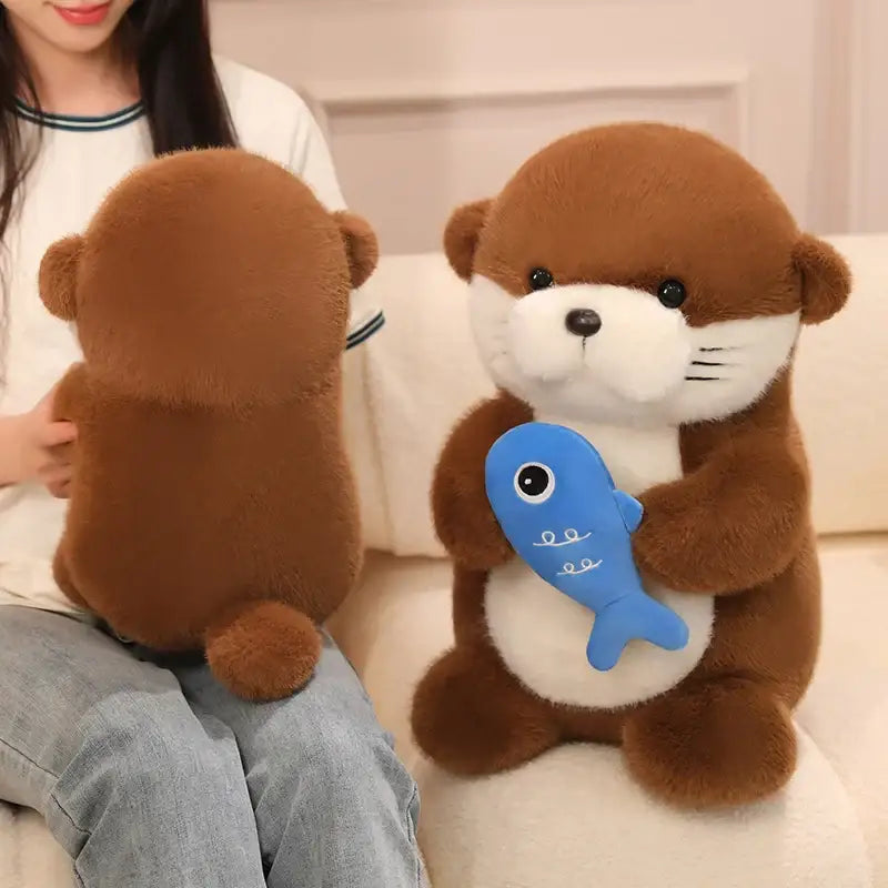 peluche de loutre