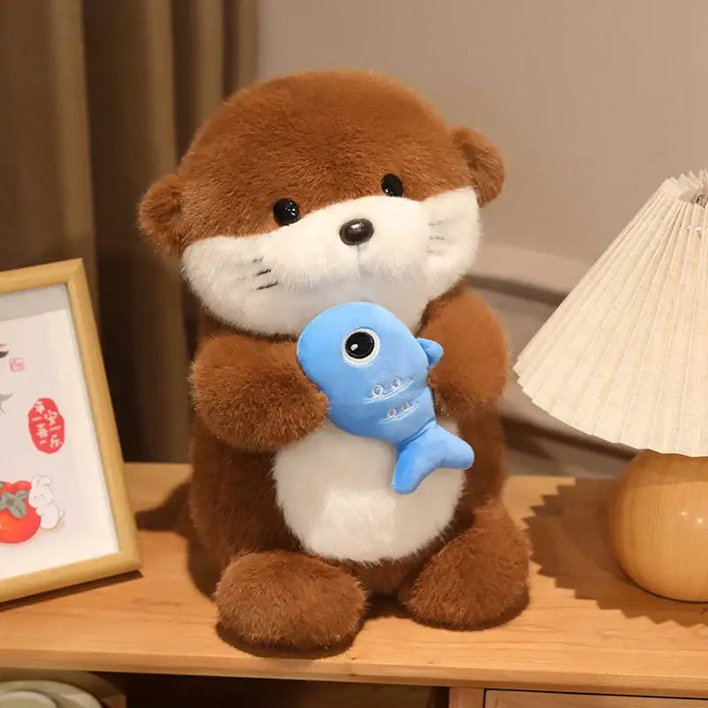 peluche de loutre
