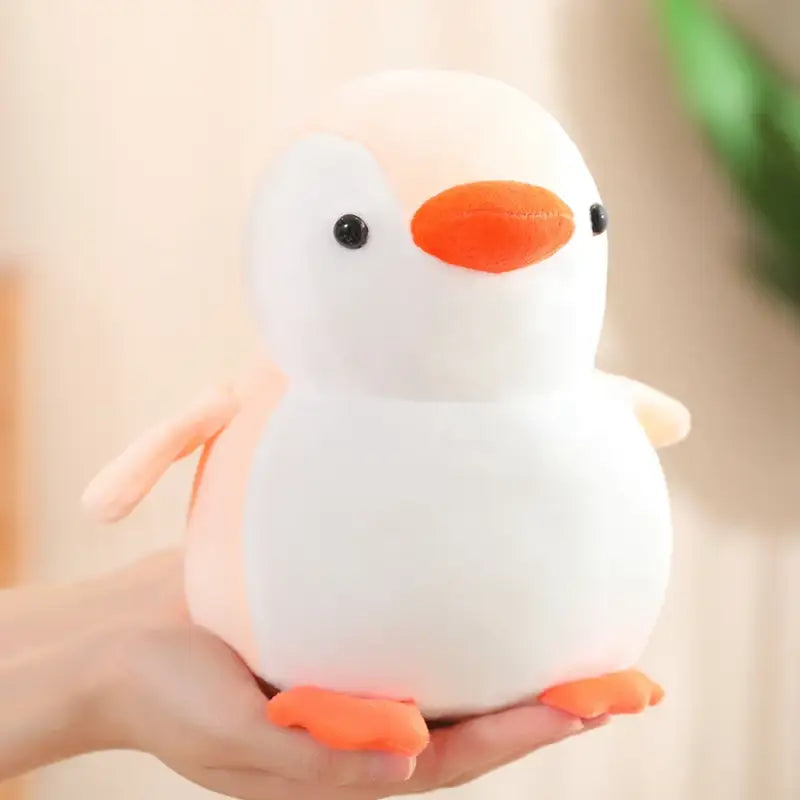 peluche de pingouin - Rose / 20cm