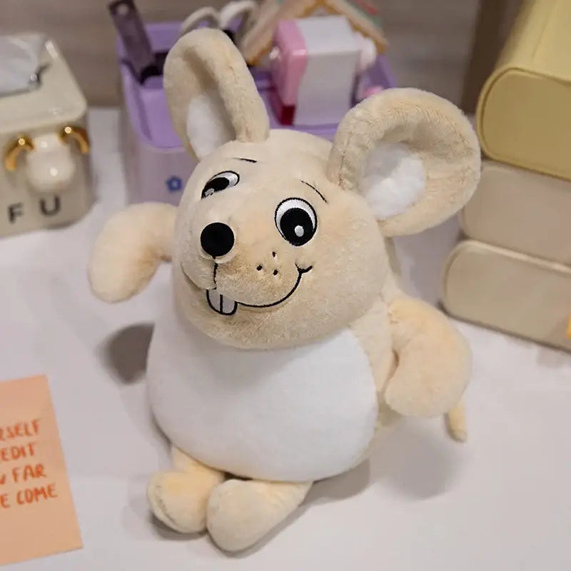 peluche de souris Beige / 16cm
