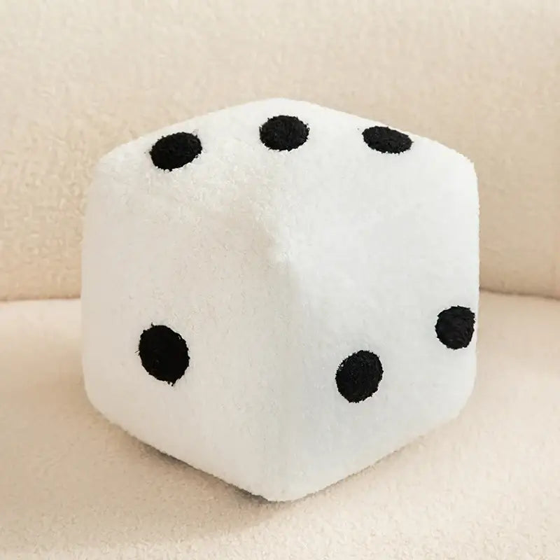 dé en peluche - Blanc / 20cm