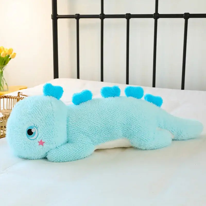 peluche dinosaure bleu - 60cm