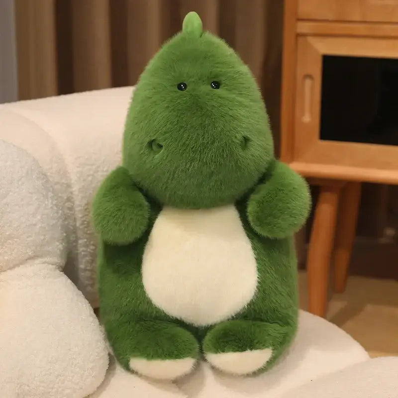 peluche dinosaure vert