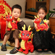 peluche dragon chinois