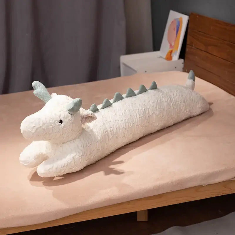 peluche dragon geante - Blanc / 90cm