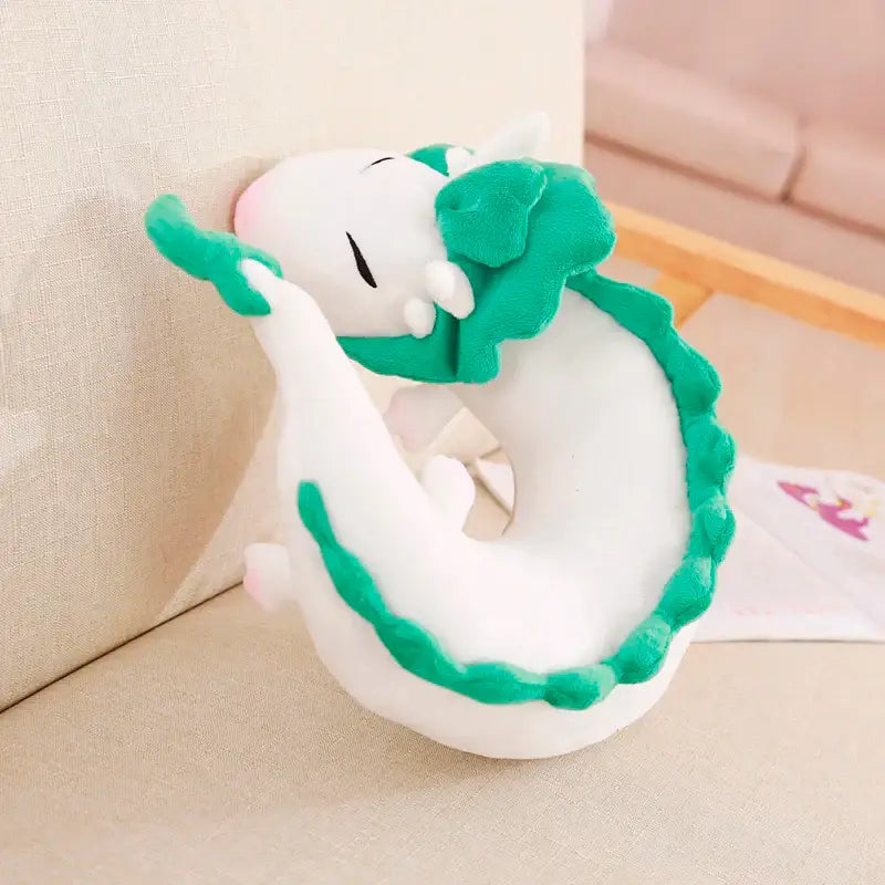 peluche dragon vert