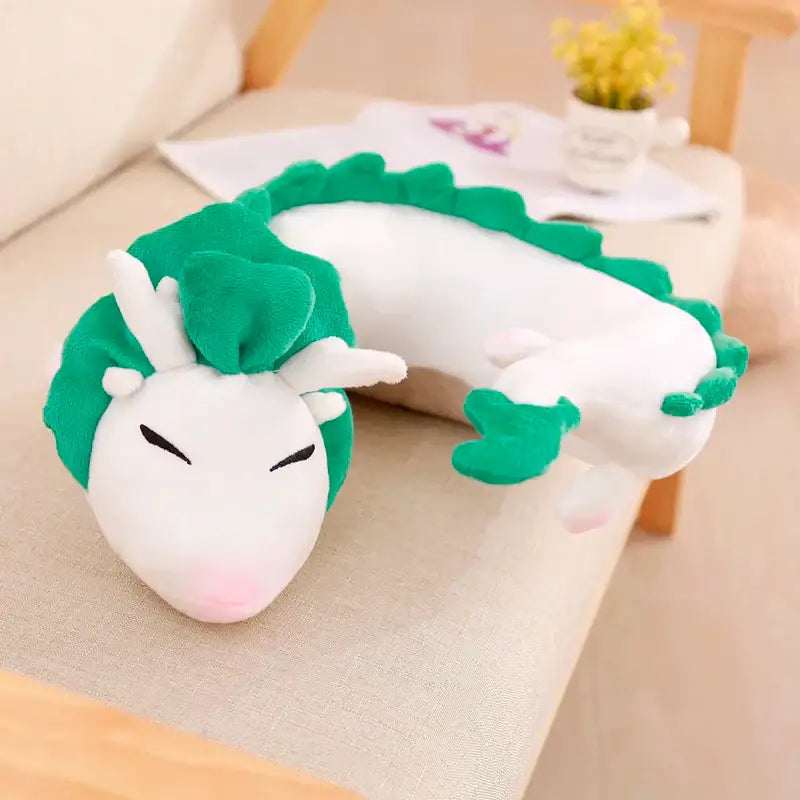 peluche dragon vert