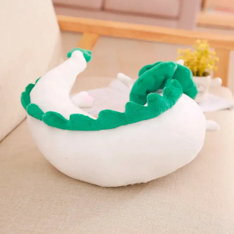 peluche dragon vert