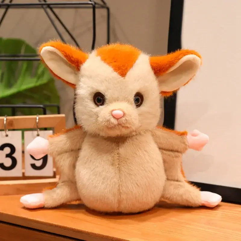 peluche ecureuil volant - Orange