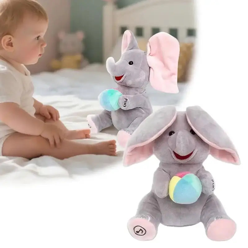 peluche elephant interactive