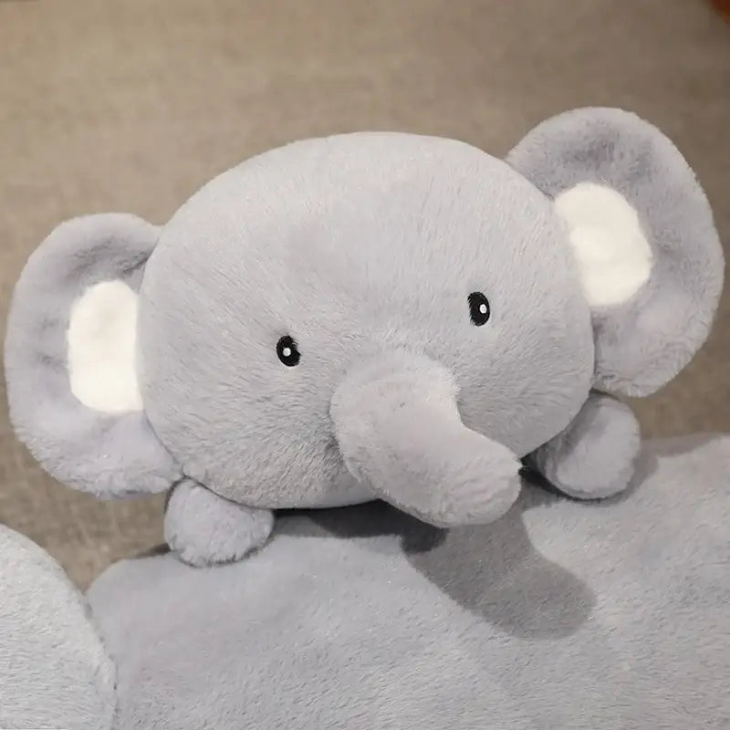 peluche elephant oreiller