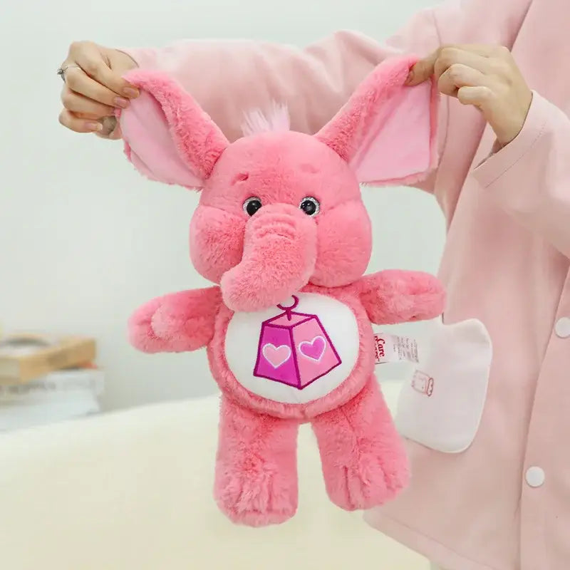 peluche elephant rose bebe