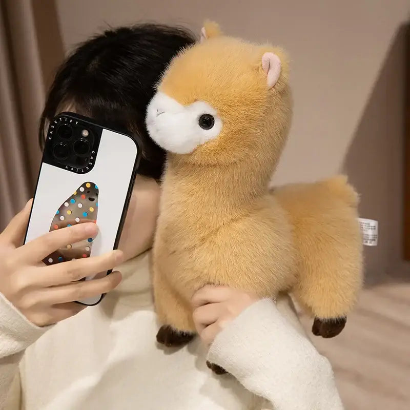 peluche en alpaga