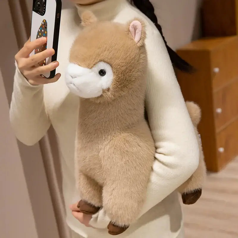 peluche en alpaga