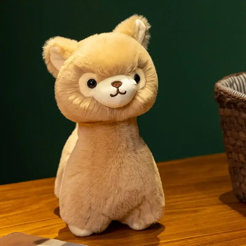 peluche en poil d’alpaga - Brun / 23cm