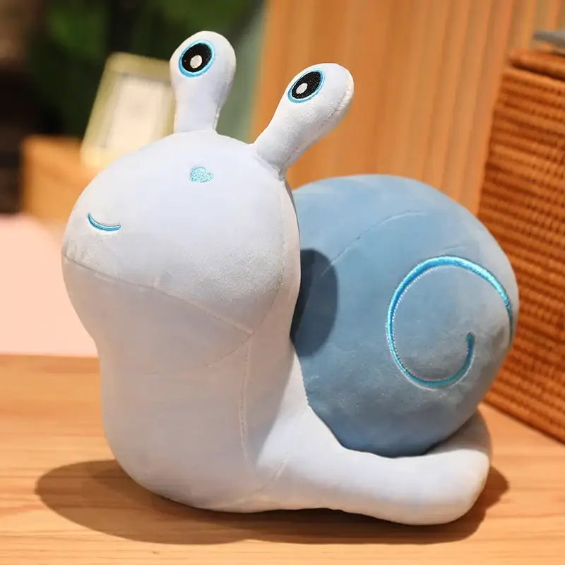 Peluche Escargot Kawaii - Bleu / 60cm