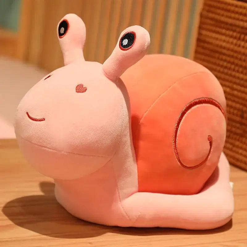 Peluche Escargot Kawaii - Rose Clair / 60cm