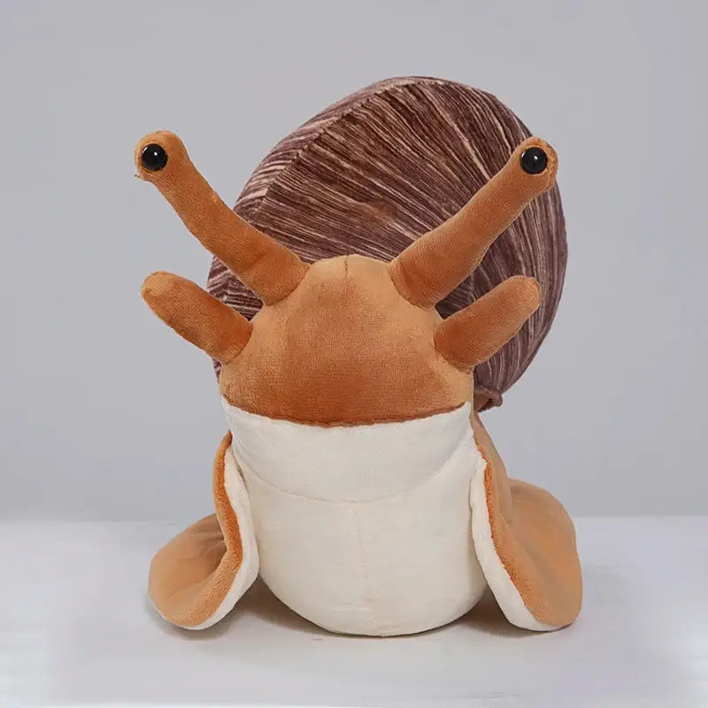 peluche escargot realiste