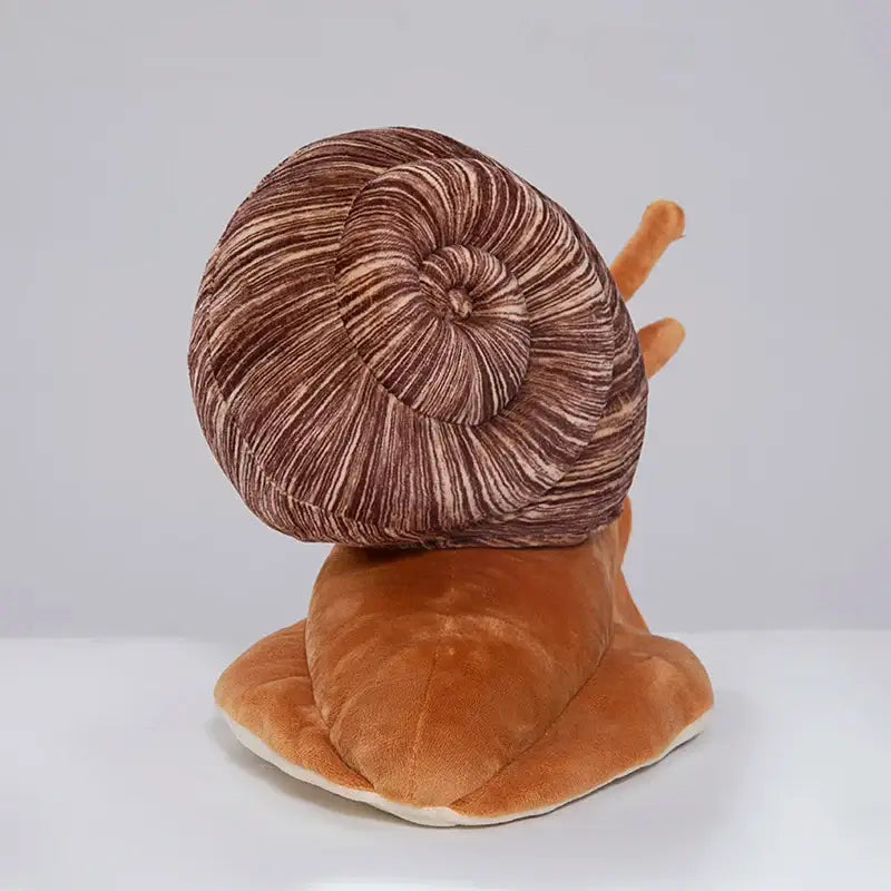 peluche escargot realiste