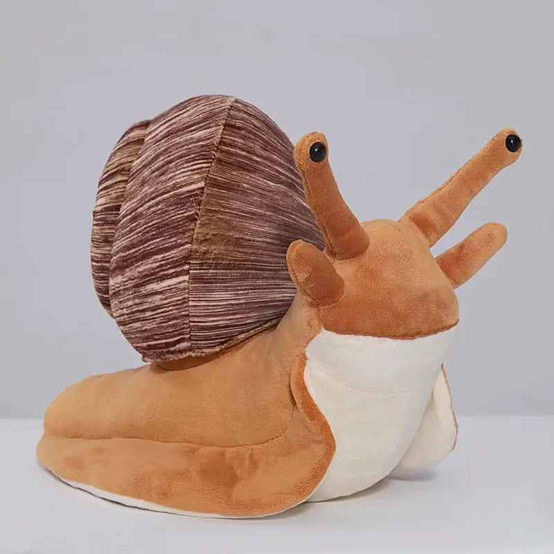 peluche escargot realiste