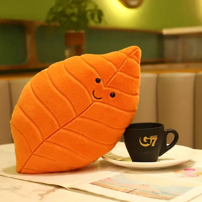 peluche feuille Brun Foncé