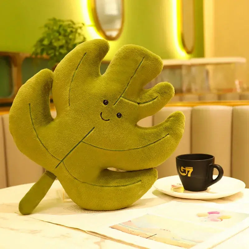 peluche feuille Vert Foncé