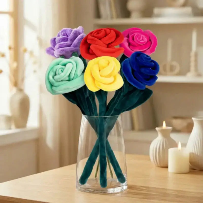peluche fleurs