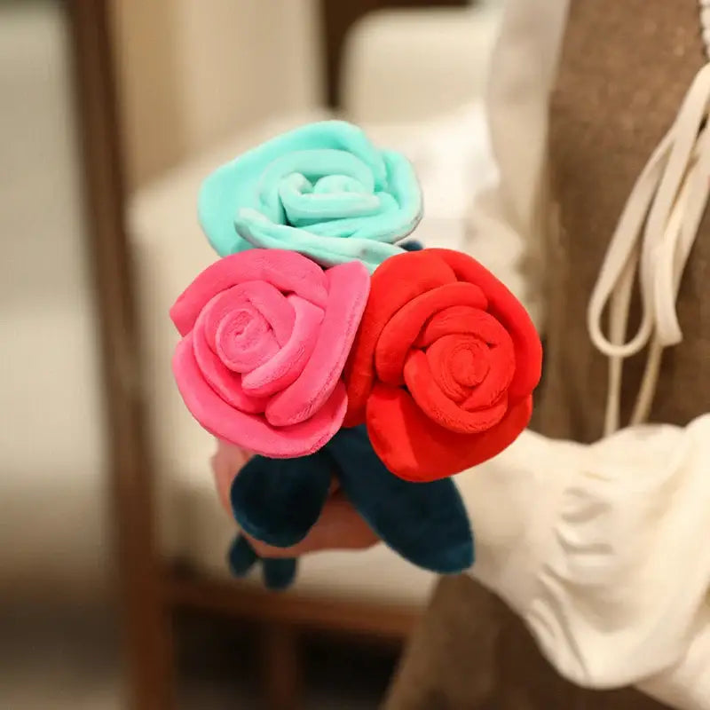 peluche fleurs