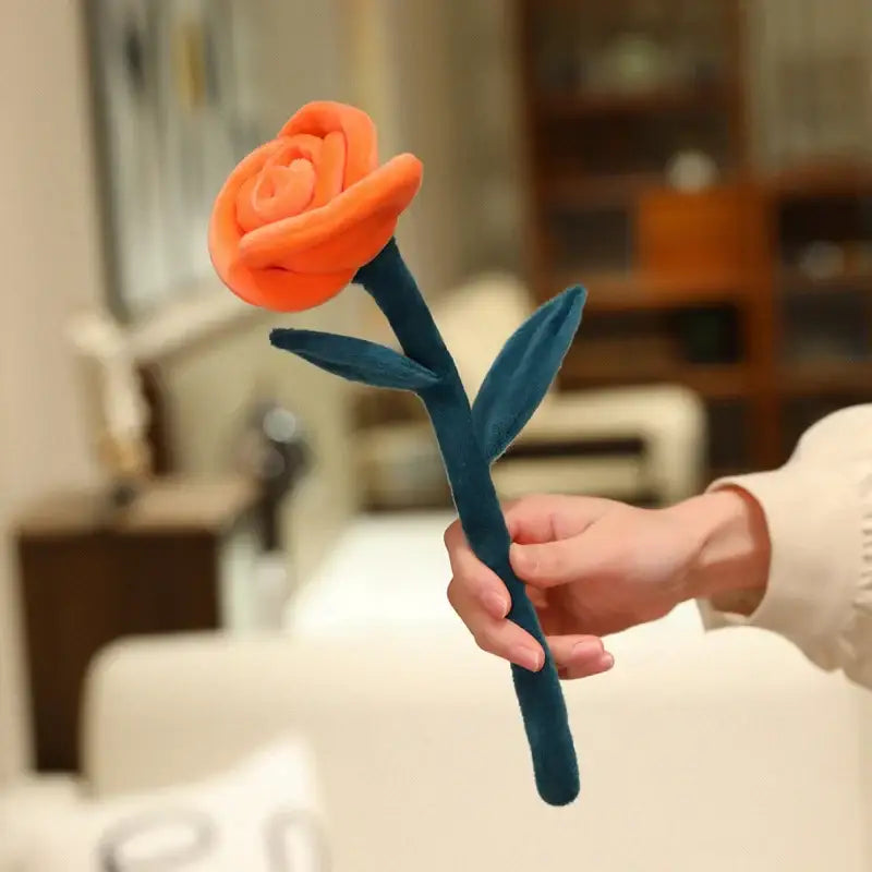 peluche fleurs - Orange