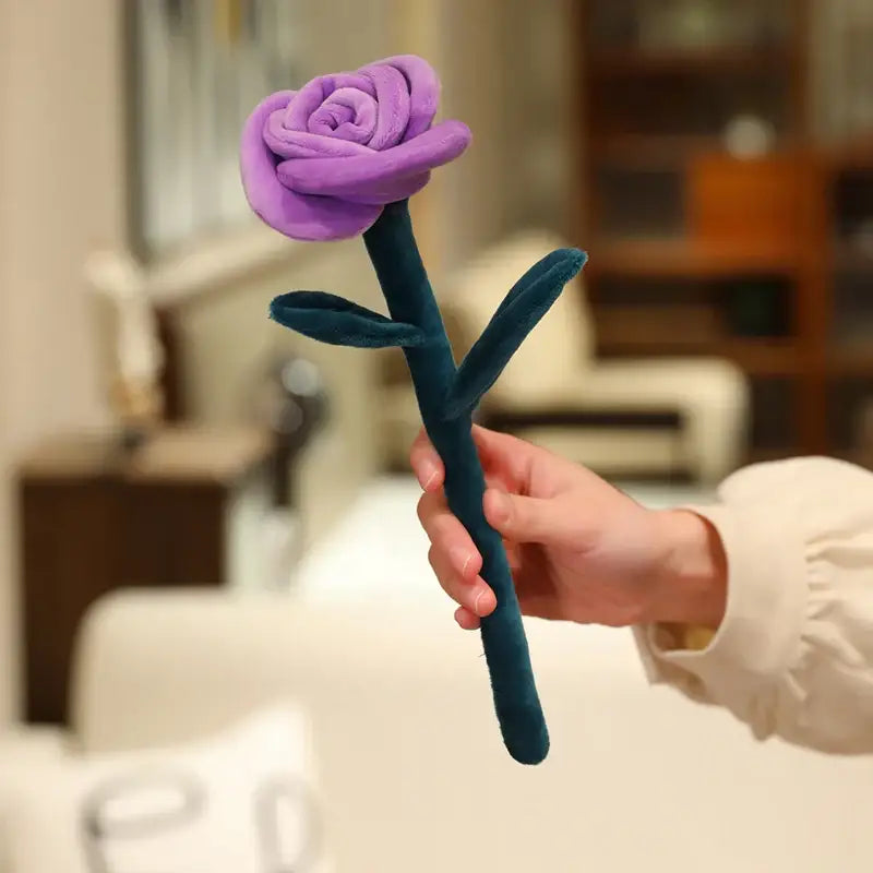 peluche fleurs - Violet