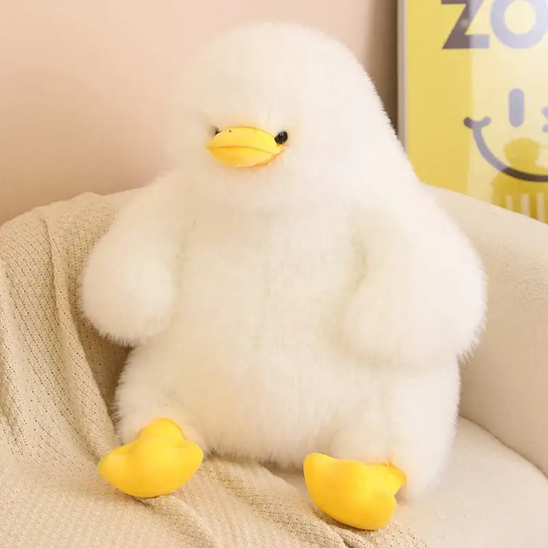 peluche géante canard Blanc / 40cm