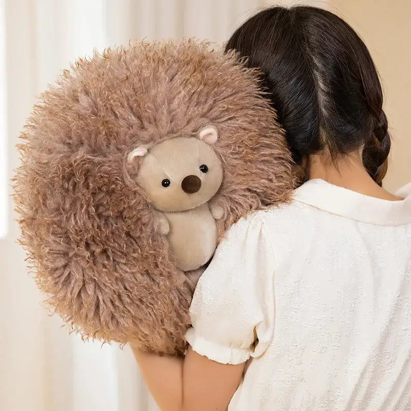 Peluche Geante Herisson - Brown hedgehog / 40cm