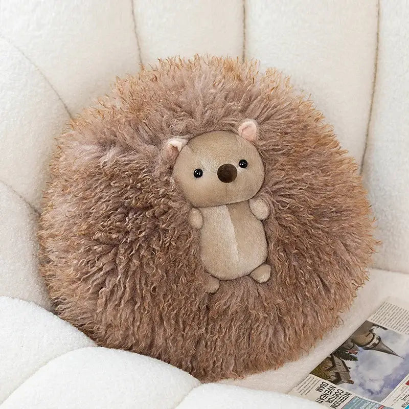 Peluche Geante Herisson - Brown hedgehog / 40cm