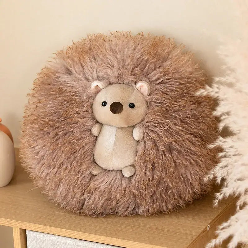 Peluche Geante Herisson - Brown hedgehog / 40cm