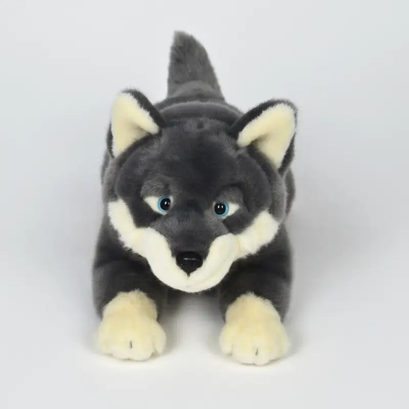peluche géante loup - 35cm