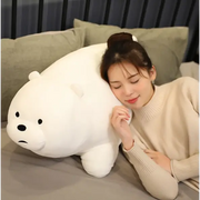 peluche géante ours blanc