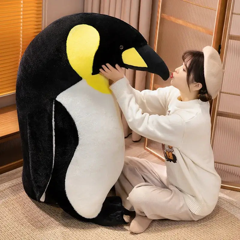 peluche géante pingouin