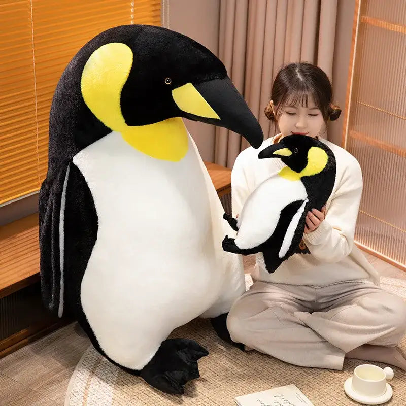 peluche géante pingouin