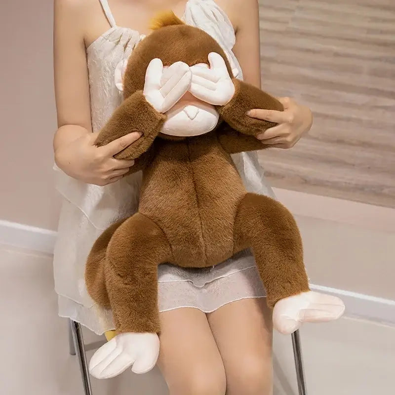 peluche géante singe