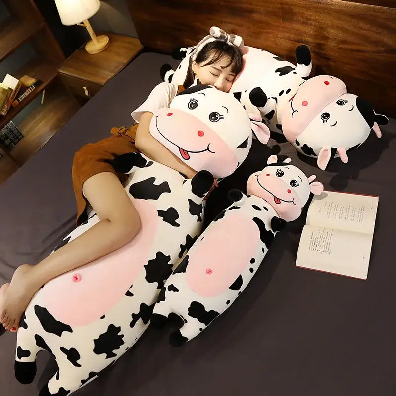 peluche géante vache