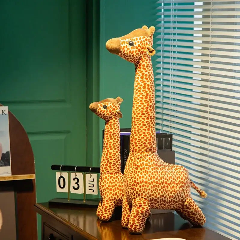 peluche girafe gros yeux